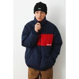 柄NVY5 | リバーシブルバイカラーパフブルゾン | RODEO CROWNS WIDE BOWL