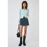 BLU | FLUFFY デニムミニスカート | MOUSSY OUTLET