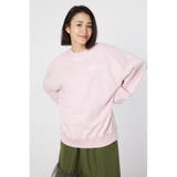 L/PNK1 | ダメージCROWNアップリケスウェット | RODEO CROWNS WIDE BOWL