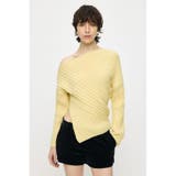 ASYMMETRY RIB ニット | MOUSSY OUTLET | 詳細画像2