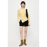 ASYMMETRY RIB ニット | MOUSSY OUTLET | 詳細画像3