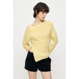 ASYMMETRY RIB ニット | MOUSSY OUTLET | 詳細画像5