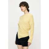 ASYMMETRY RIB ニット | MOUSSY OUTLET | 詳細画像6