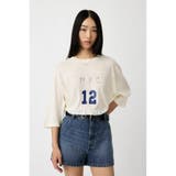 O/WHT1 | BROKEN フットボール TEE | MOUSSY OUTLET