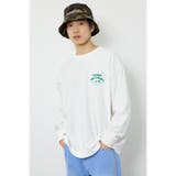 WHT | サークルフラワー長袖Tシャツ | RODEO CROWNS WIDE BOWL