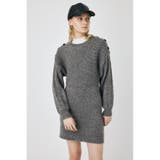 SHOULDER BUTTON ミニドレス | MOUSSY OUTLET | 詳細画像30 