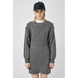 SHOULDER BUTTON ミニドレス | MOUSSY OUTLET | 詳細画像31 