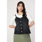 BLK | デニムキャミソール | RODEO CROWNS WIDE BOWL