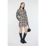 CHECK SHIRT ドレス | MOUSSY OUTLET | 詳細画像2