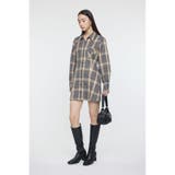 CHECK SHIRT ドレス | MOUSSY OUTLET | 詳細画像3