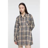 CHECK SHIRT ドレス | MOUSSY OUTLET | 詳細画像4