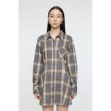 CHECK SHIRT ドレス | MOUSSY OUTLET | 詳細画像6