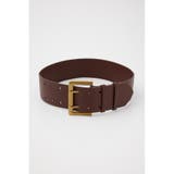 BRN | W PIN WIDE ベルト | SLY OUTLET