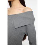 ASYMMETRY COLLAR KNIT ドレス | MOUSSY OUTLET | 詳細画像11 