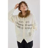 O/WHT1 | FADE LOGOニットジップフーディー | RODEO CROWNS WIDE BOWL