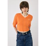 ORG | MOUSSY CROPPED KNIT Tシャツ | MOUSSY OUTLET