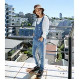 BLU | LEE×RCS デニムコンビサロペット | RODEO CROWNS WIDE BOWL