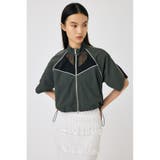 L/BLK1 | PIPING HALF SLEEVE トラックジャケット | MOUSSY OUTLET