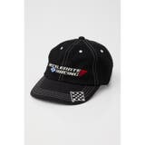 BLK | EMBROIDERY RACING キャップ | SLY OUTLET