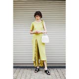 FRONT SLIT SHINY FLOWER パンツ | SLY OUTLET | 詳細画像9