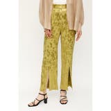 FRONT SLIT SHINY FLOWER パンツ | SLY OUTLET | 詳細画像2