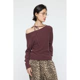 ONE SHOULDER ニットトップス | MOUSSY OUTLET | 詳細画像20