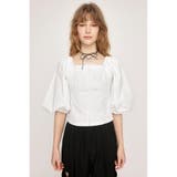 WHT | BALLOON SLEEVE 2WAY ブラウス | SLY OUTLET