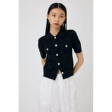 BLK | OVERLOCK POCKET ニットシャツ | MOUSSY OUTLET