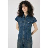 CAP SLEEVE デニムシャツ | MOUSSY OUTLET | 詳細画像8 