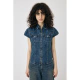 CAP SLEEVE デニムシャツ | MOUSSY OUTLET | 詳細画像11