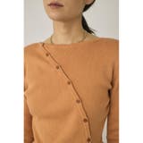 斜めボタンニットトップス  | MOUSSY OUTLET | 詳細画像7 