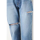 Asymmetry Crash ストレートデニムパンツ | RODEO CROWNS WIDE BOWL | 詳細画像12 