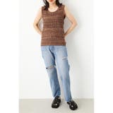 Asymmetry Crash ストレートデニムパンツ | RODEO CROWNS WIDE BOWL | 詳細画像8 