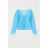 FRONT TIE シアーカーディガン | MOUSSY OUTLET | 詳細画像17 