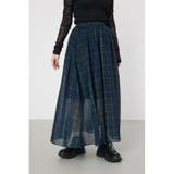 柄GRN5 | シアーチェックスカート | RODEO CROWNS WIDE BOWL