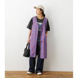 チェックノースリーブジレ | RODEO CROWNS WIDE BOWL | 詳細画像9