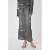 DENIM PRINT TRANSPARENT スカート | MOUSSY OUTLET | 詳細画像4 