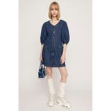V NECK DENIM ショートワンピース | SLY OUTLET | 詳細画像17