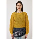 YEL | LUREX MESH ニット | MOUSSY OUTLET