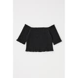 BLK | WAVY オフショルダートップス | MOUSSY OUTLET