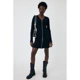 NVY | OPEN STITCH KNIT MINI ドレス | MOUSSY OUTLET