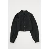 BLK | SHEER CROPPED シャツ | MOUSSY OUTLET