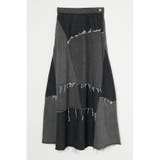 BLK | PANEL LONG FLARE スカート | MOUSSY OUTLET
