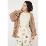 BRN | カラーニットボレロ | RODEO CROWNS WIDE BOWL