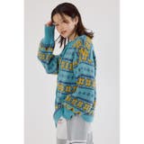 NEON NORDICニットカーディガン | RODEO CROWNS WIDE BOWL | 詳細画像9