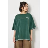 D/GRN3 | ヴィンテージライクステッチ5分袖Tシャツ | RODEO CROWNS WIDE BOWL