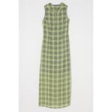 L/GRY1 | HOODIE SLEEVELESS CHECK ドレス | MOUSSY OUTLET