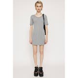 M/WHT7 | BI COLOR RIB CUT ショートワンピース | SLY OUTLET
