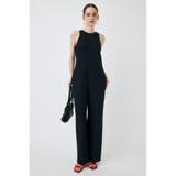 BLK | SCOOP SHOULDER ジャンプスーツ | MOUSSY OUTLET