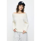 OVER RIB OFF SHOULDER トップス | MOUSSY OUTLET | 詳細画像3